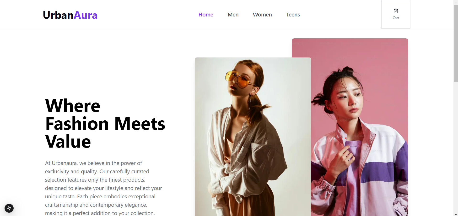 UrbanAura - Modern E-Commerce Platform